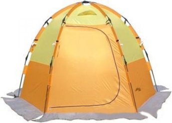 Палатка ICE 2 (O/Y) 190х220 h=155 желто-оранжевая (MAVERIC)